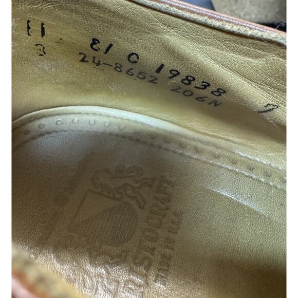 Johnston & Murphy Aristocraft 24-8652 Men\'s Size 11 C Oxford Dress Shoes VTG main image 7